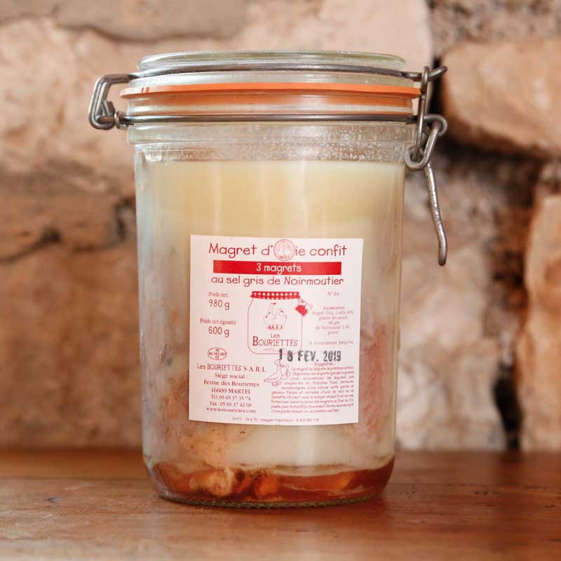 Magret D Oie Confit En Conserve De 980g Pour 3 Personnes